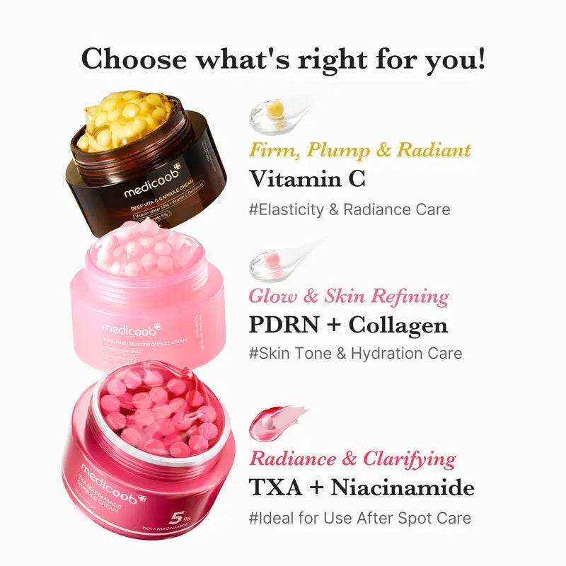 Mix & Match Boba Cream Set | Brighter, Smoother Skin in 2 Weeks