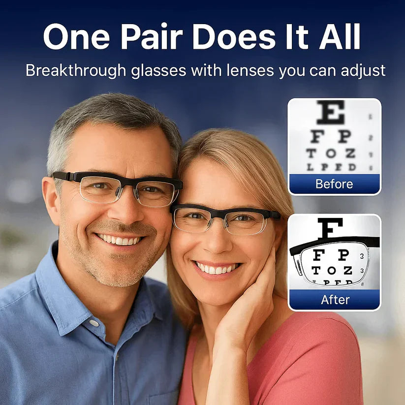 【ADJUSTABLE FOCUS GLASSES】See Every Moment Clearly With JUXEK™!