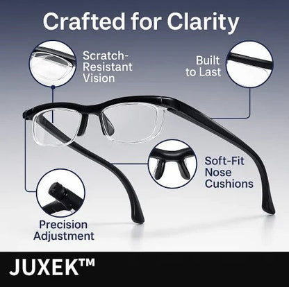 【ADJUSTABLE FOCUS GLASSES】See Every Moment Clearly With JUXEK™!
